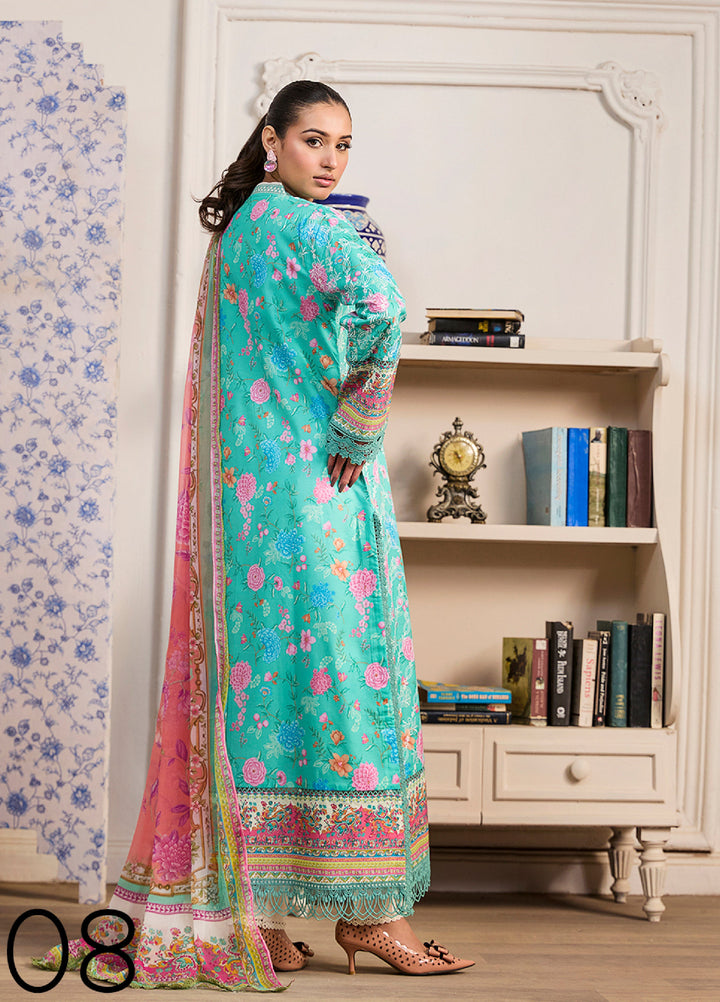 Chikenkari Print Lawn 3 Piece