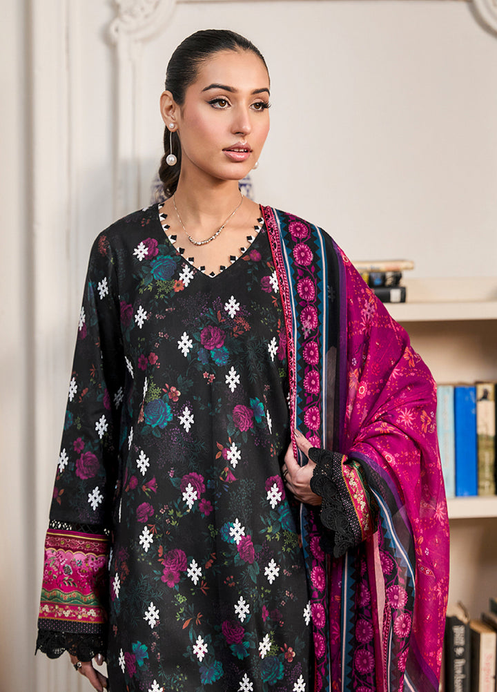 Chikenkari Print Lawn 3 Piece