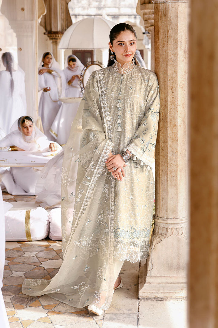 3PC EMBROIDERED LAWN SUIT