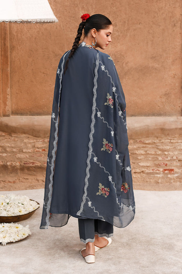 3PC EMBROIDERED LAWN SUIT