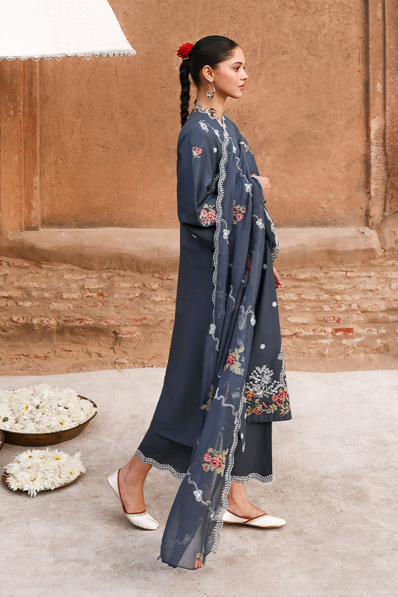 3PC EMBROIDERED LAWN SUIT