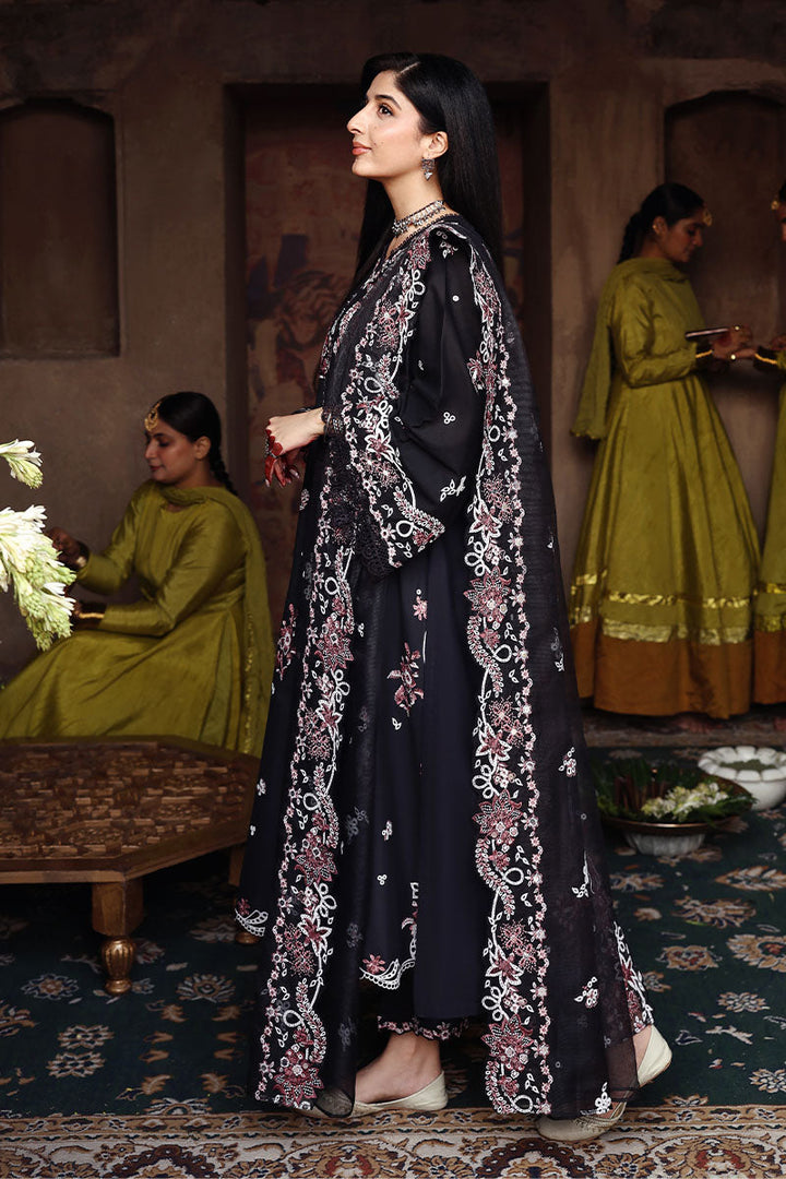 3PC EMBROIDERED LAWN SUIT