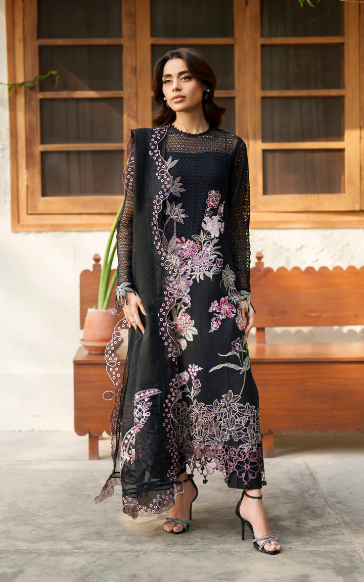 3pcs Embroidered Unstitched Summer