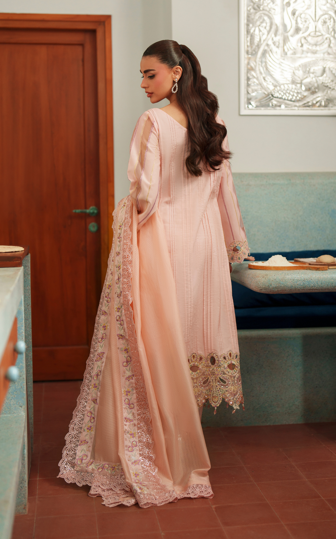 3pcs Embroidered Unstitched Summer