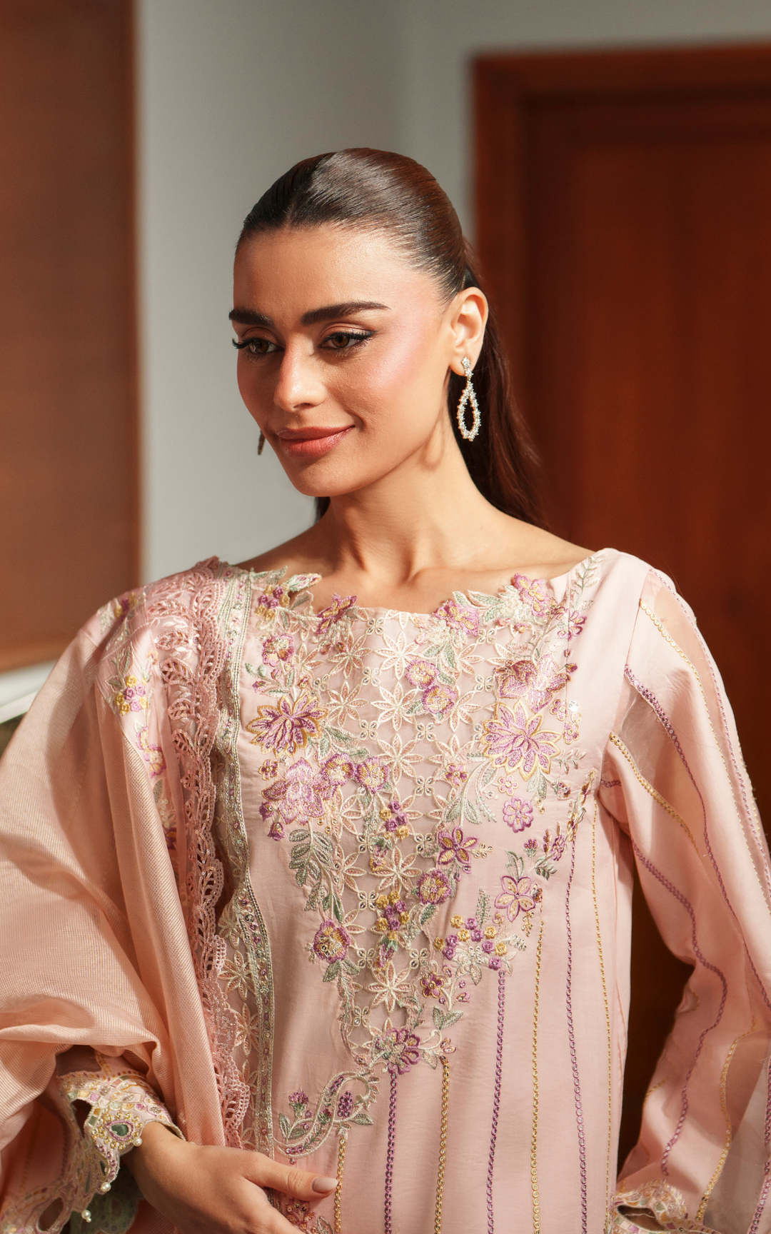 3pcs Embroidered Unstitched Summer