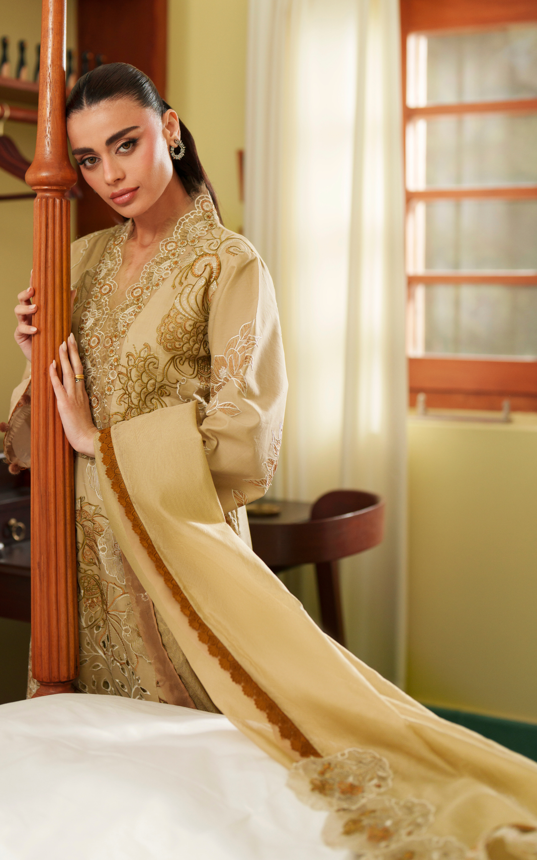 3pcs Embroidered Unstitched Summer
