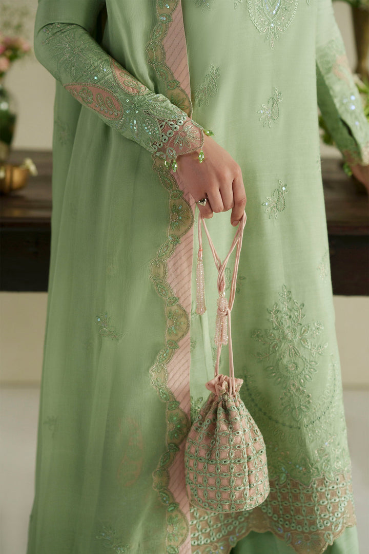 Gajra Mint Green Shirt Set