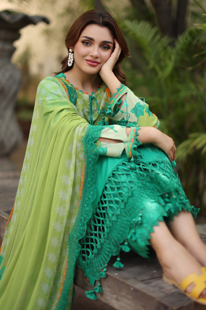 3-PC Unstitched Embroidered Lawn Collection