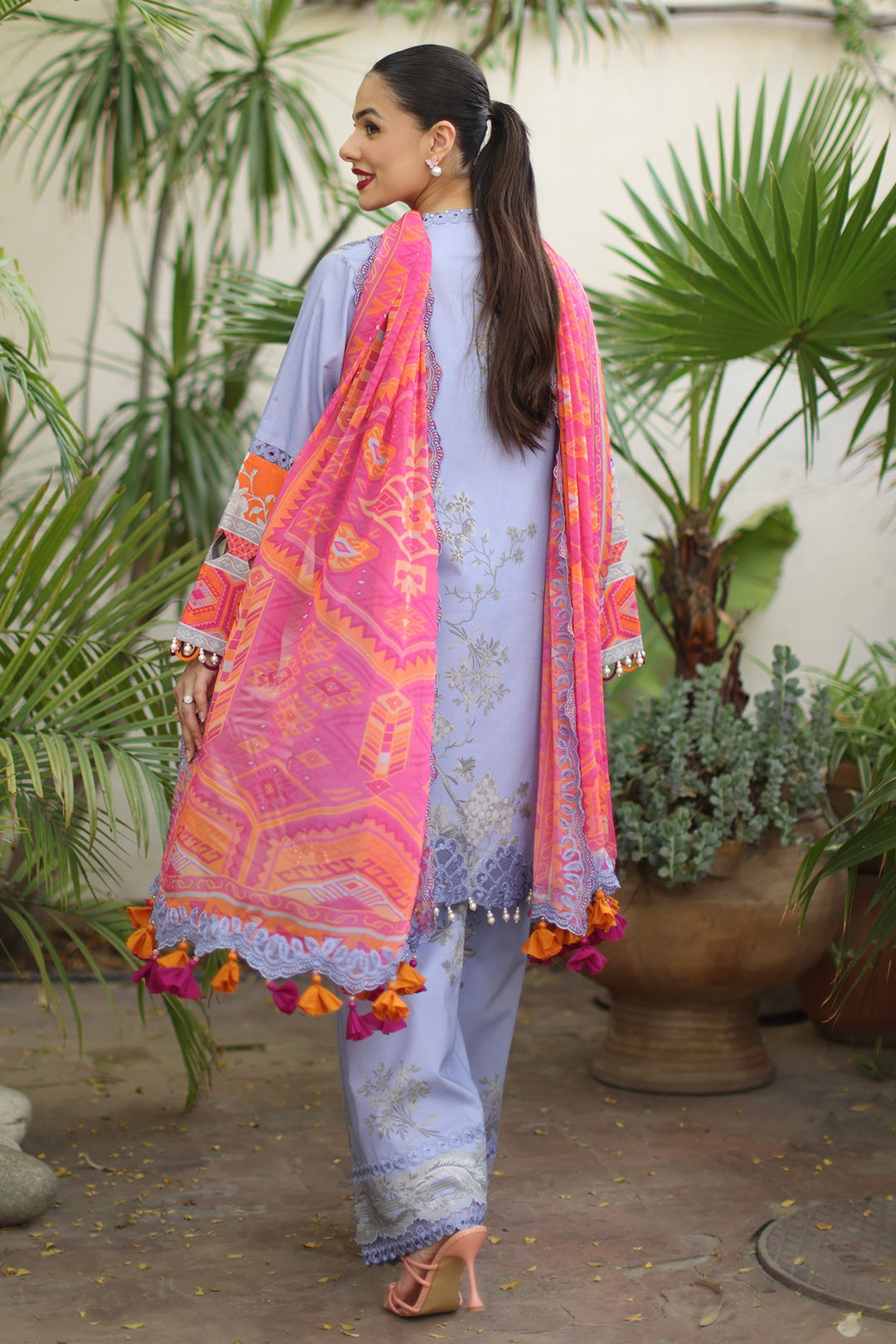 3-PC Unstitched Embroidered Lawn Collection