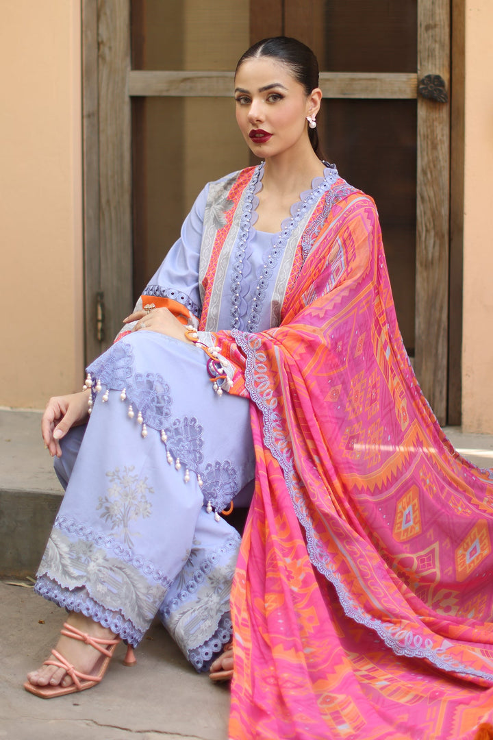 3-PC Unstitched Embroidered Lawn Collection