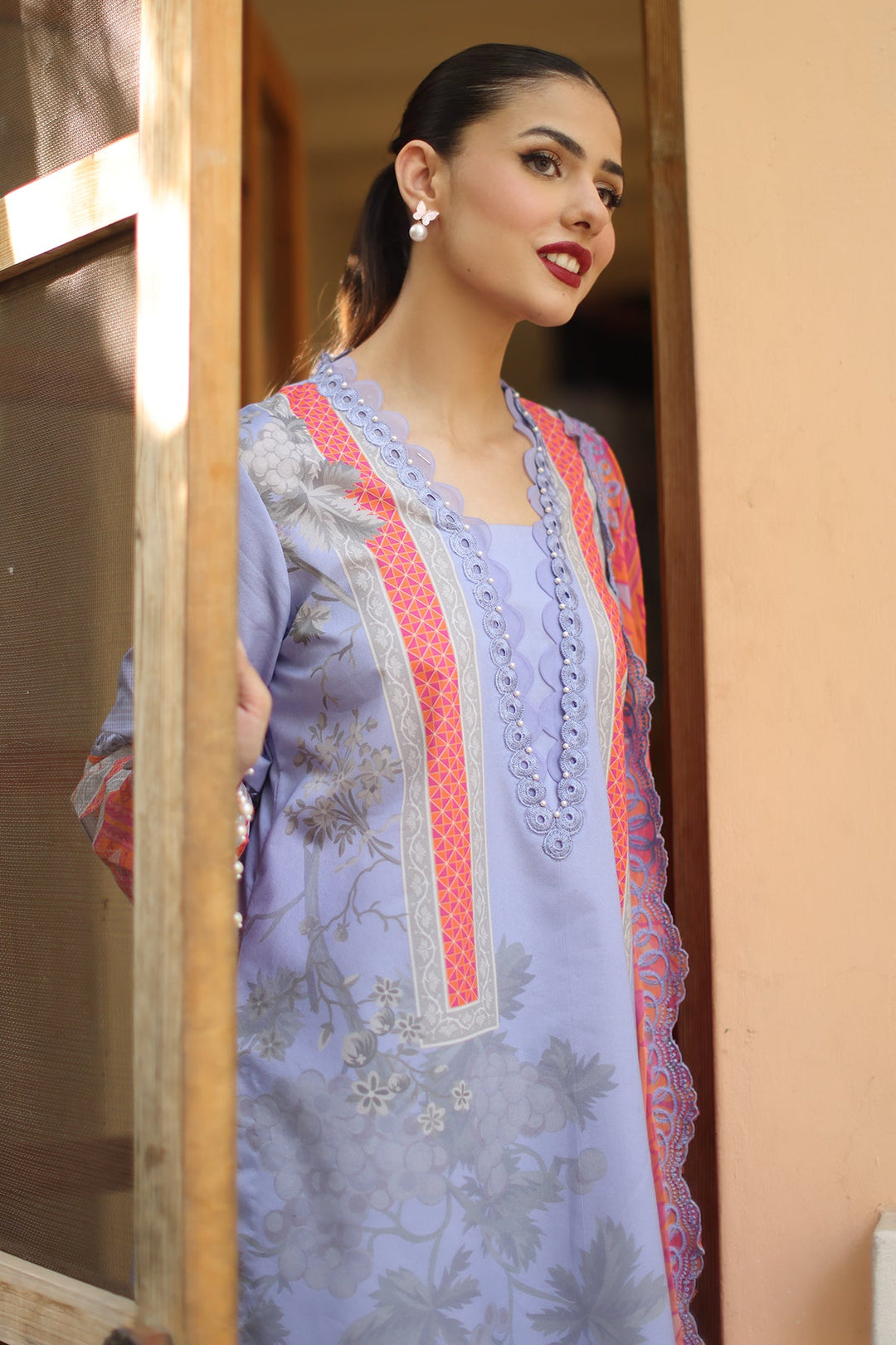3-PC Unstitched Embroidered Lawn Collection