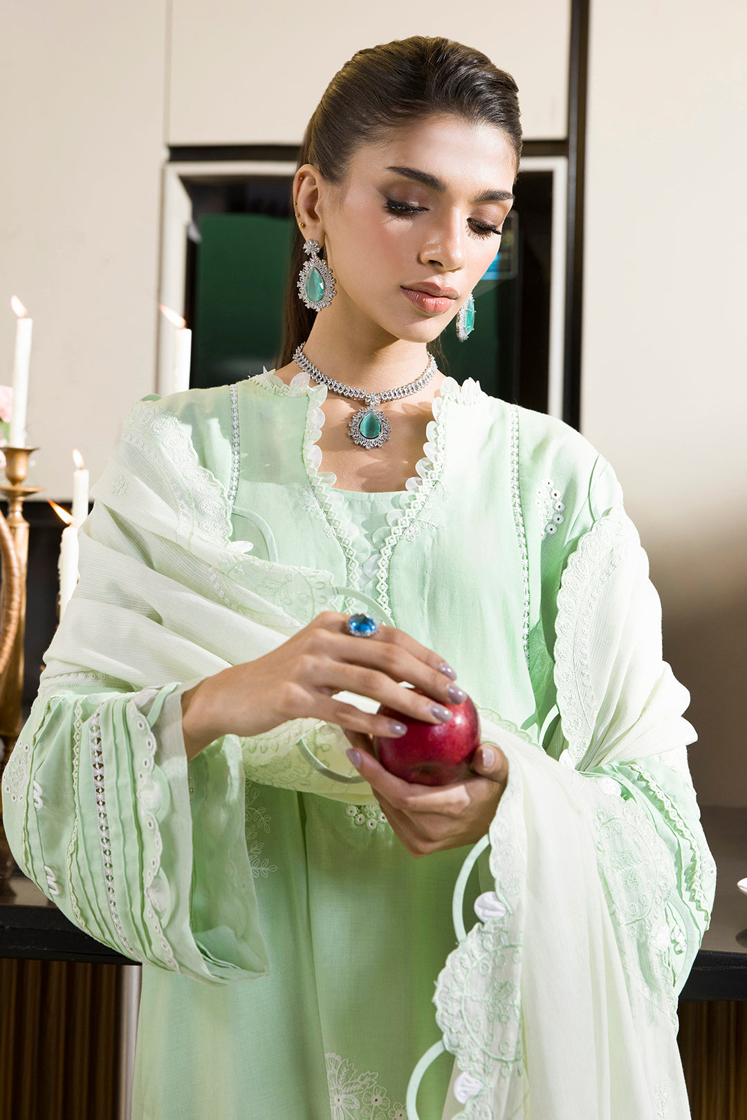 Embroidered Shirt Shalwar Dupatta