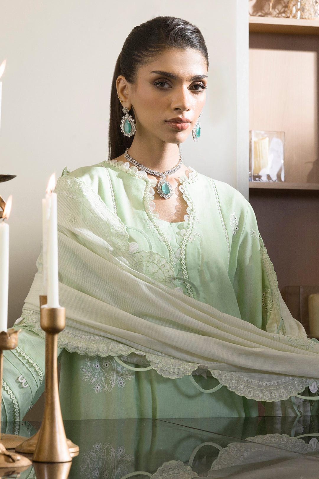 Embroidered Shirt Shalwar Dupatta