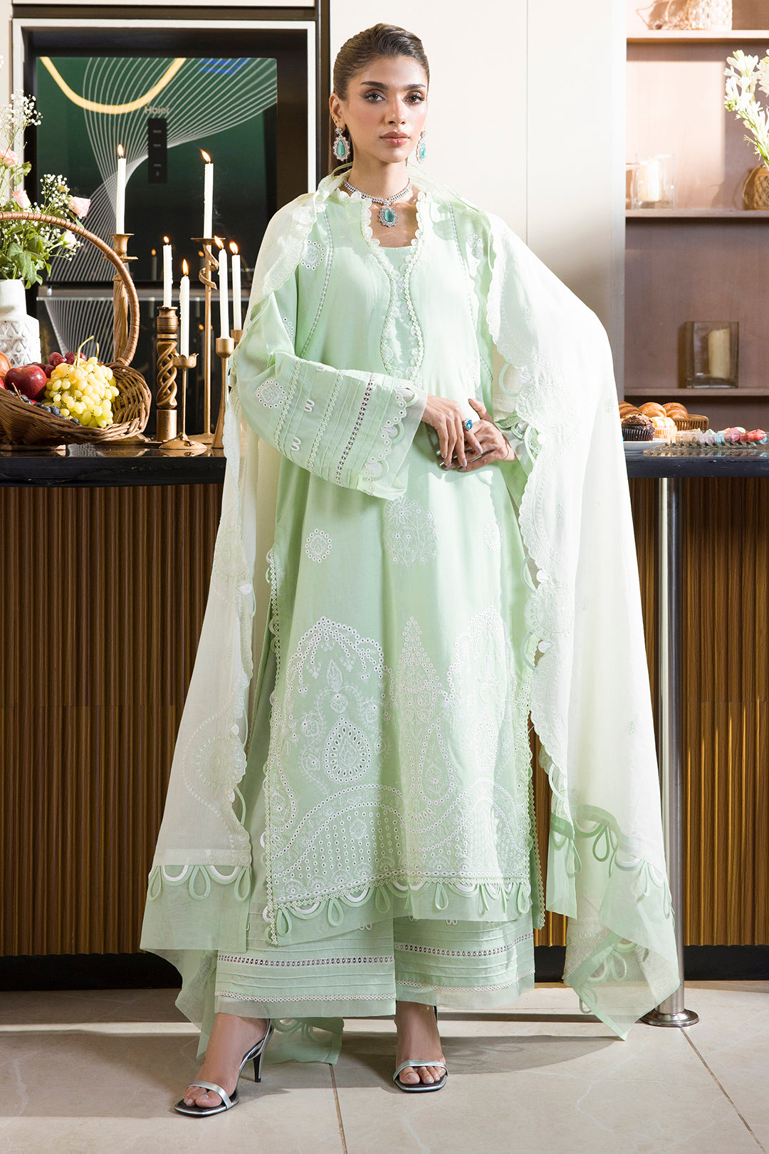 Embroidered Shirt Shalwar Dupatta