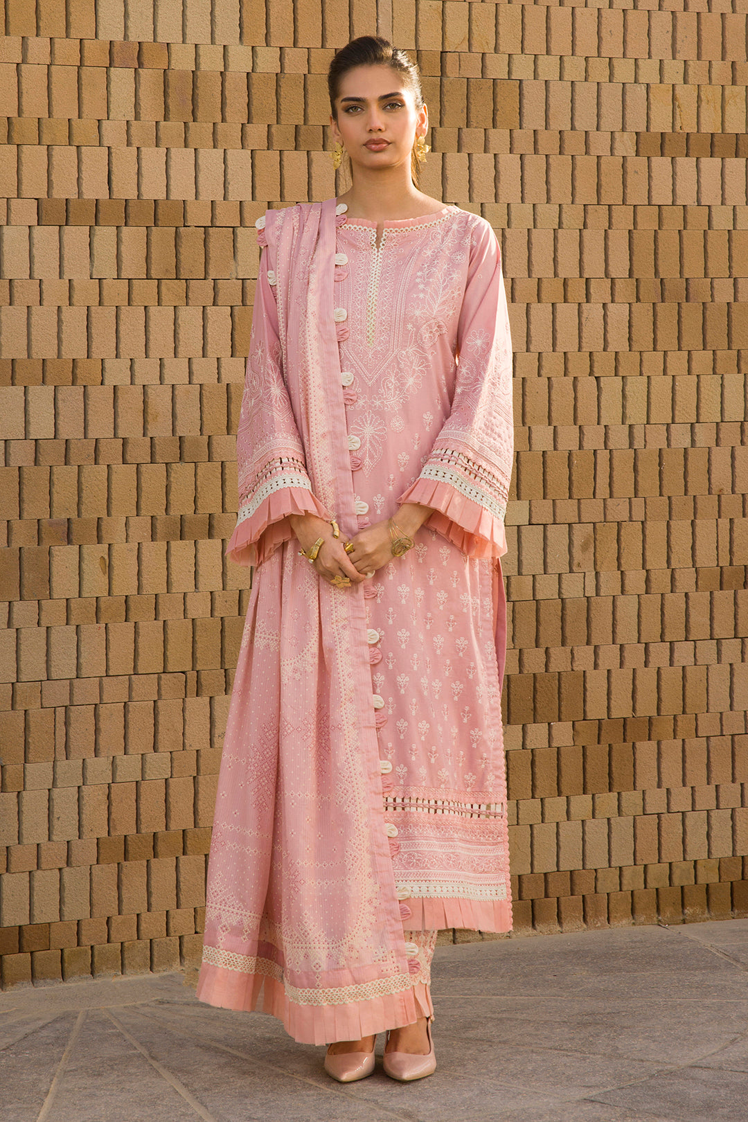 Embroidered Shirt Shalwar Dupatta