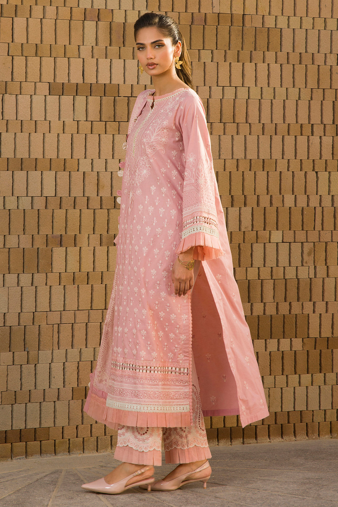 Embroidered Shirt Shalwar Dupatta