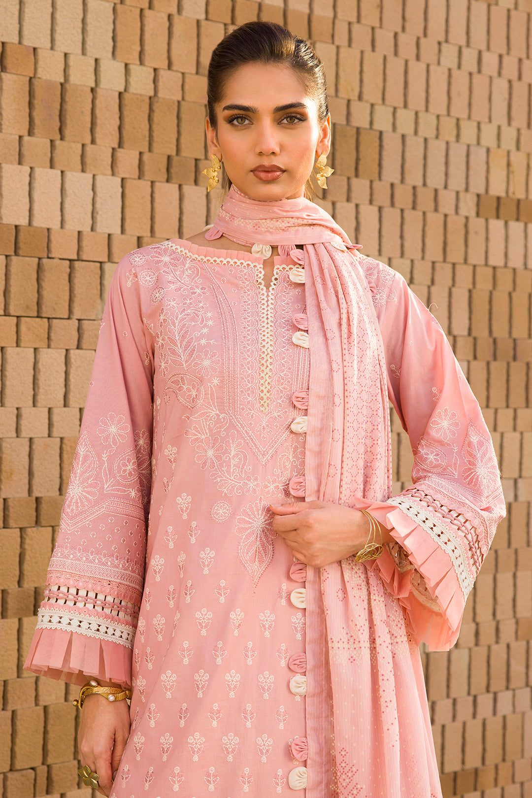 Embroidered Shirt Shalwar Dupatta