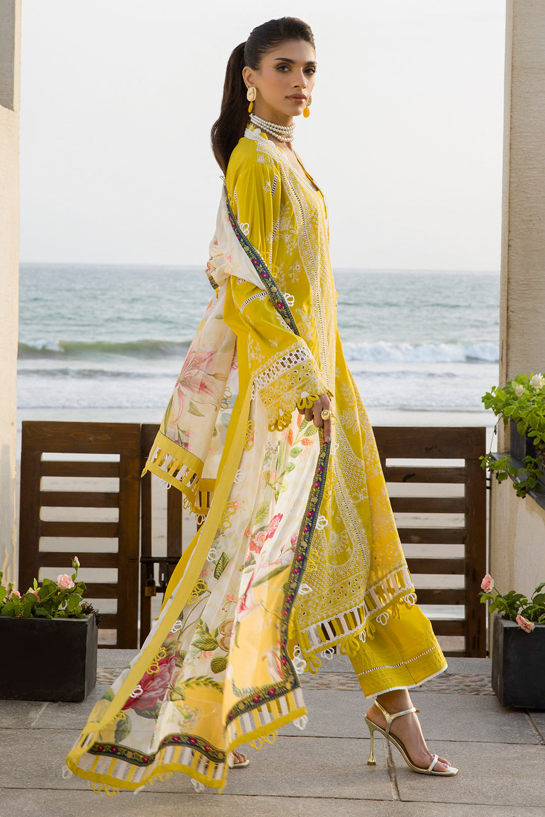 Embroidered Shirt Shalwar Dupatta