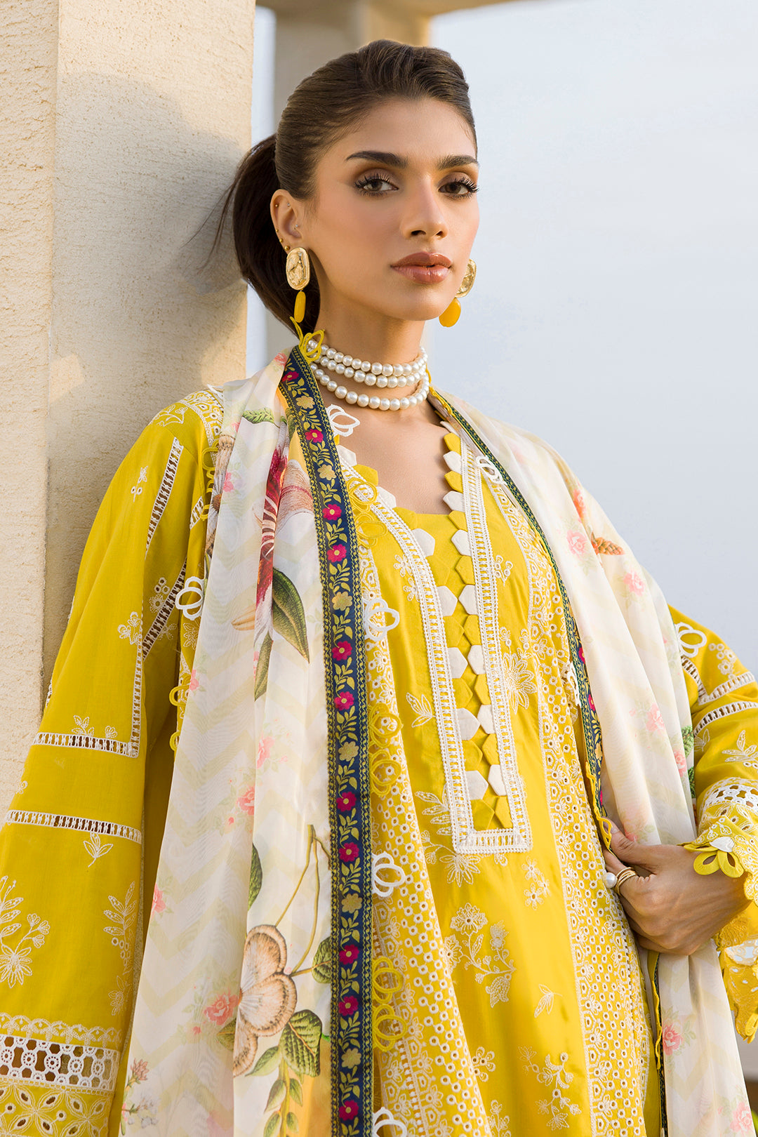 Embroidered Shirt Shalwar Dupatta