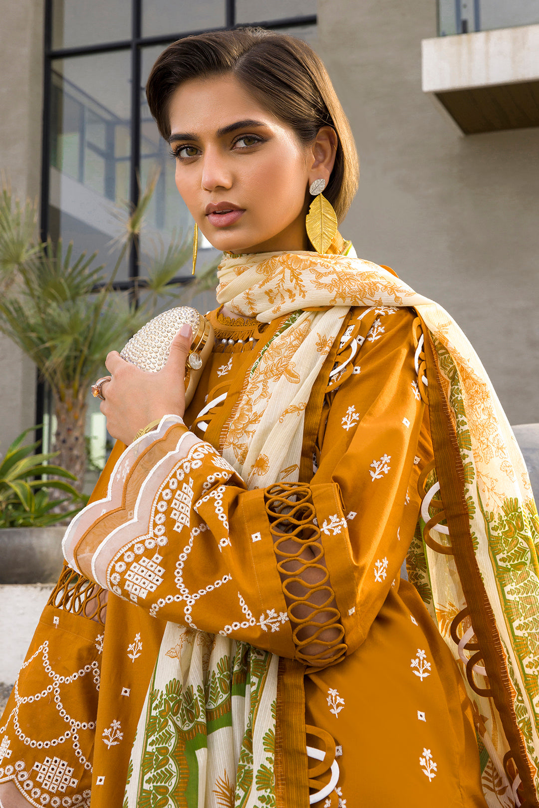 Embroidered Shirt Shalwar Dupatta