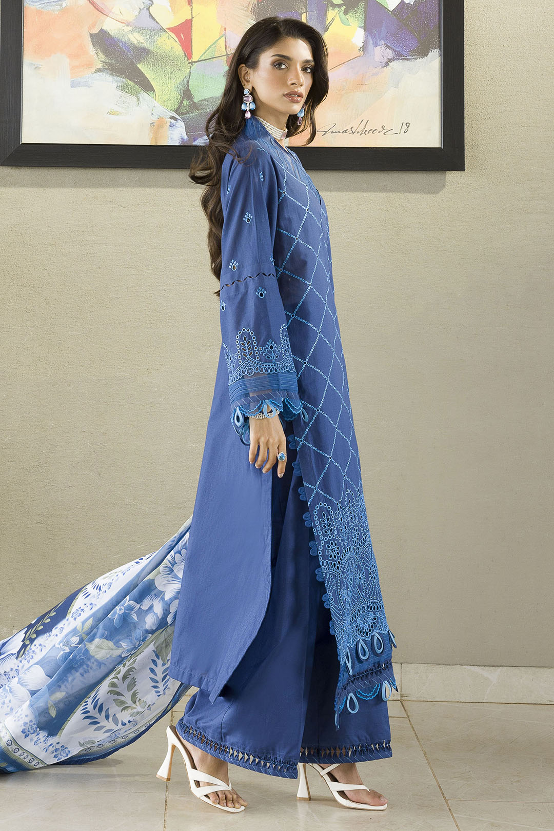 Embroidered Shirt Shalwar Dupatta