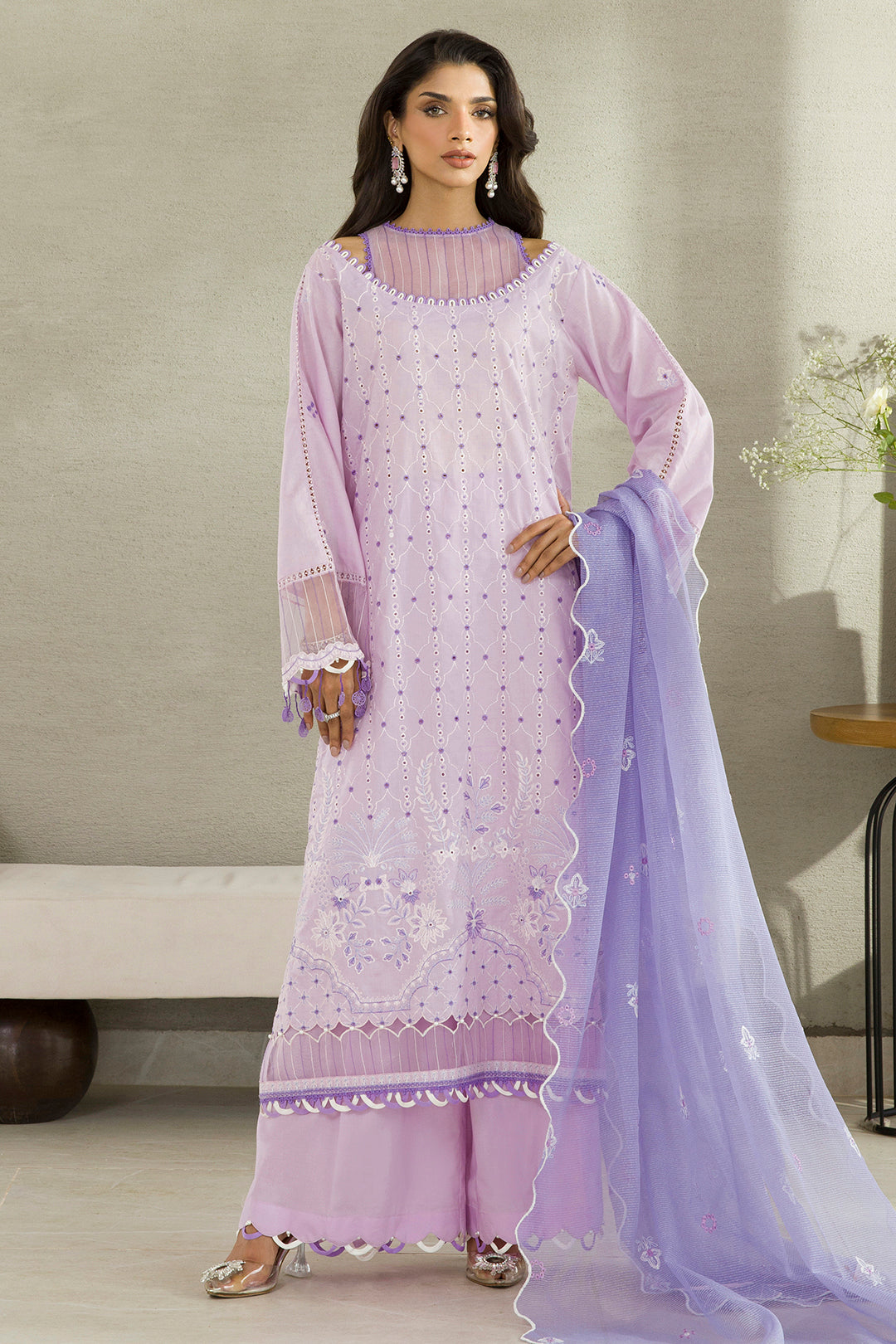 Embroidered Shirt Shalwar Dupatta
