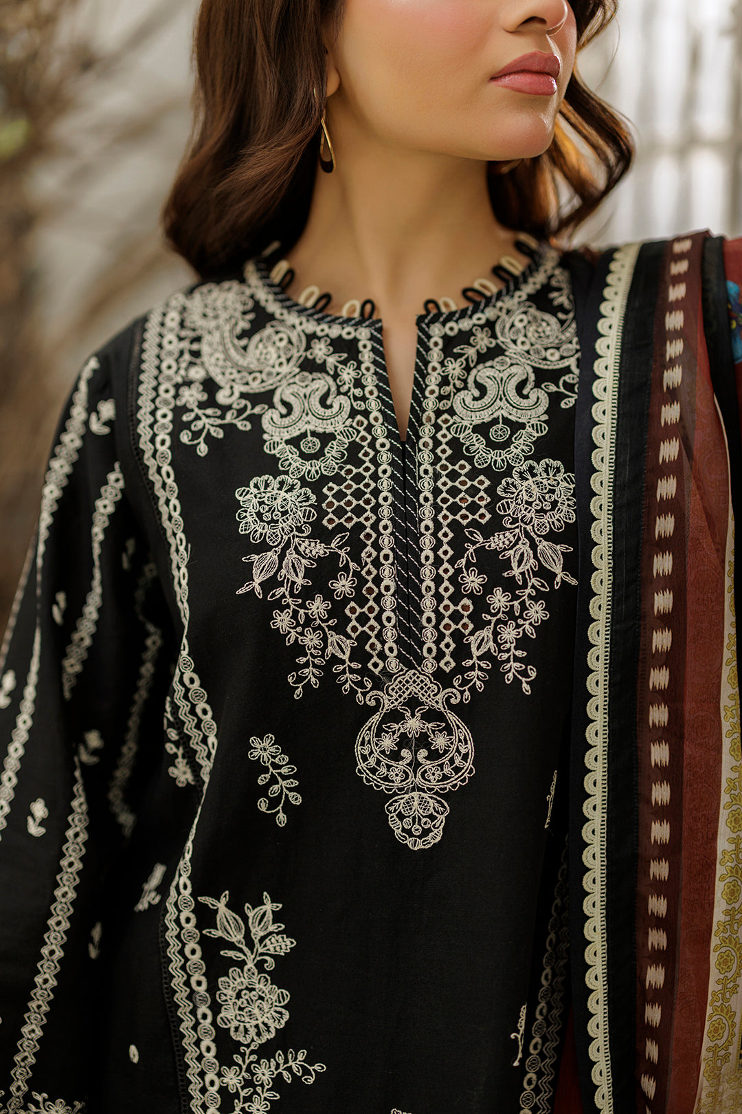 Embroidered Shirt Shalwar Dupatta