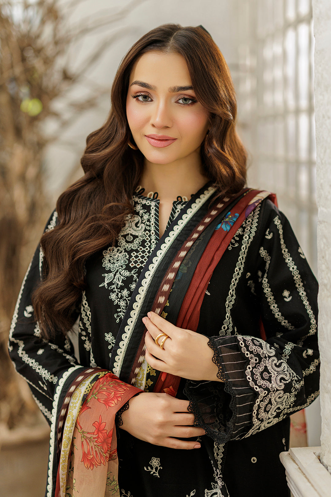 Embroidered Shirt Shalwar Dupatta