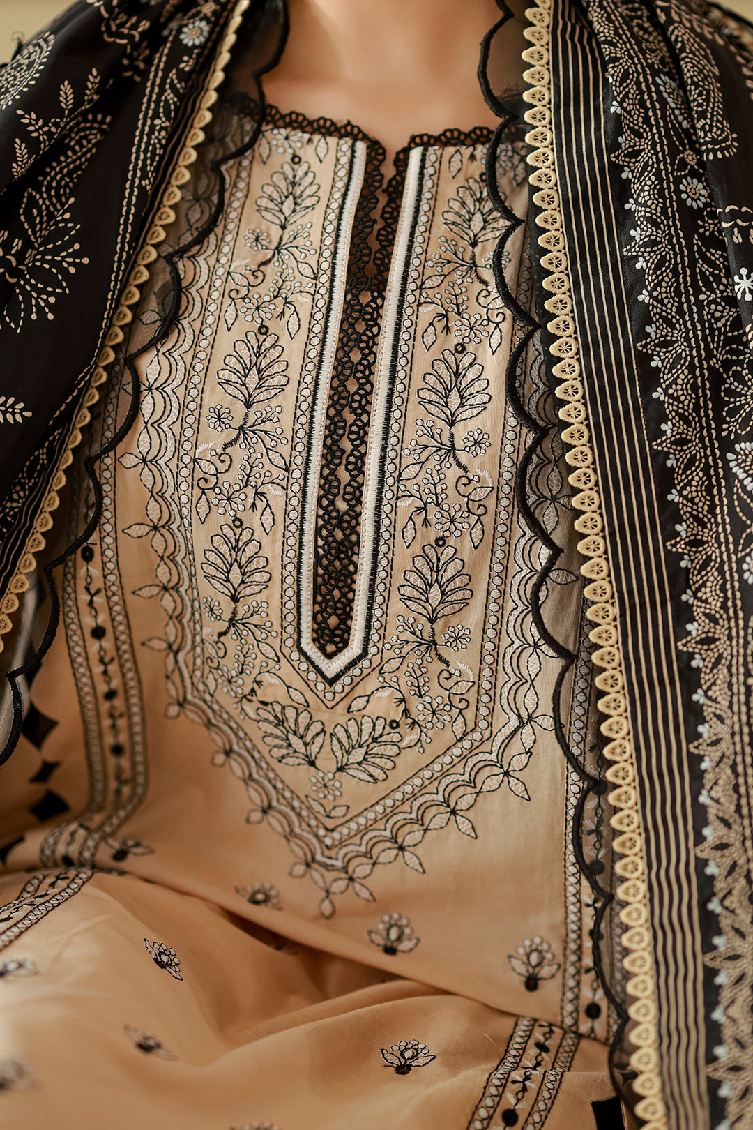 Embroidered Shirt Shalwar Dupatta