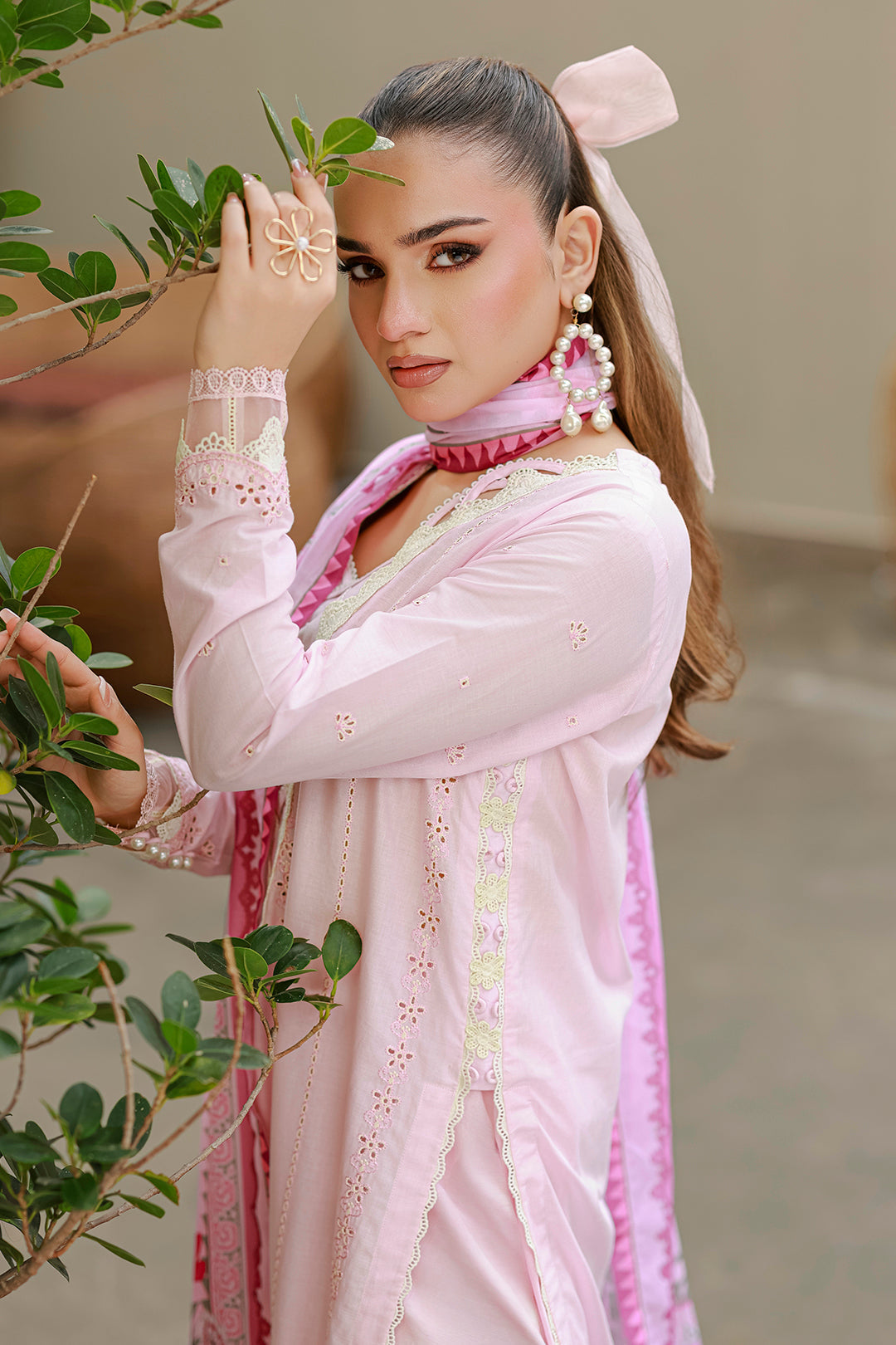 Embroidered Shirt Shalwar Dupatta