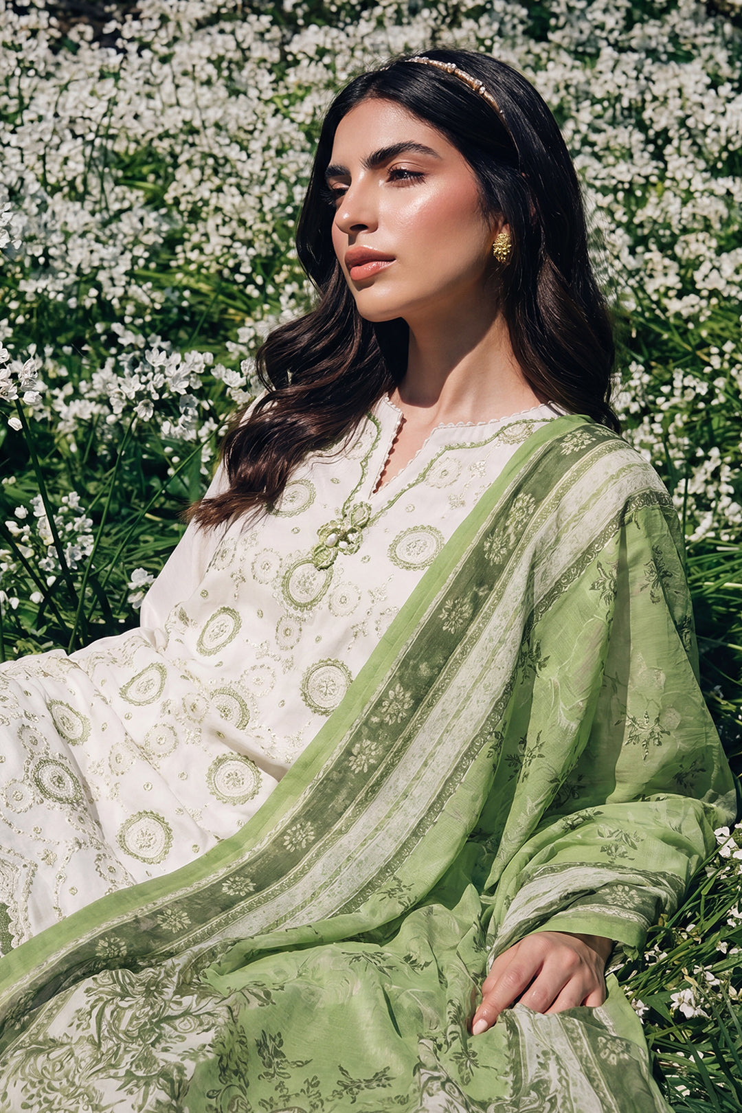 Embroidered Shirt Shalwar Dupatta