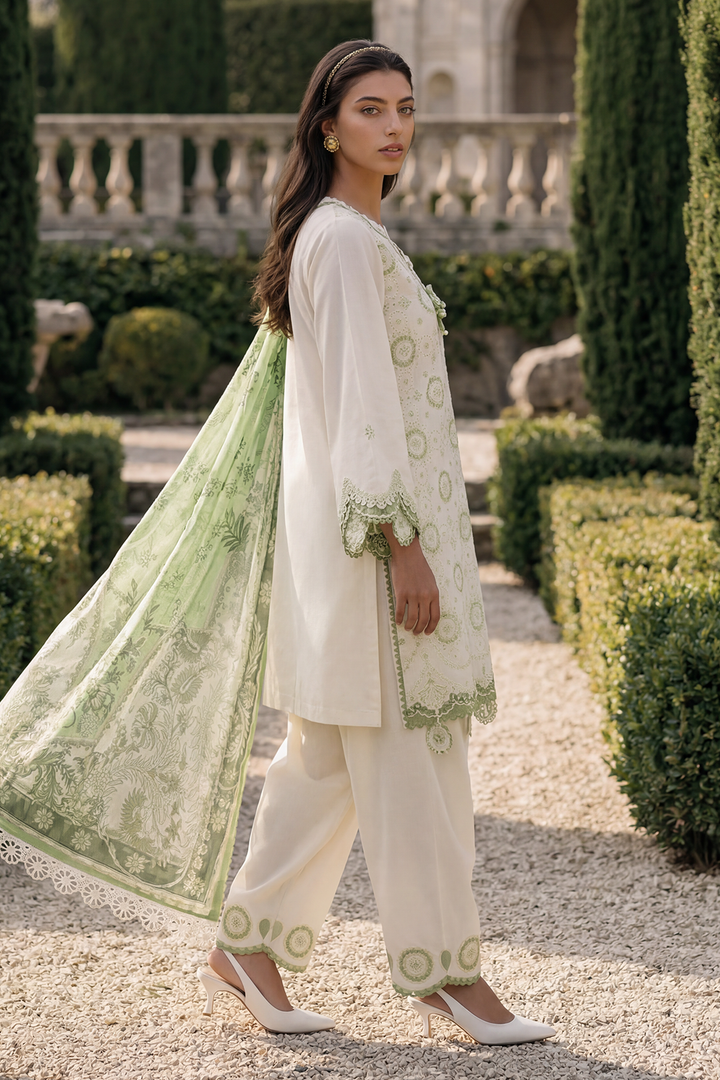 Embroidered Shirt Shalwar Dupatta