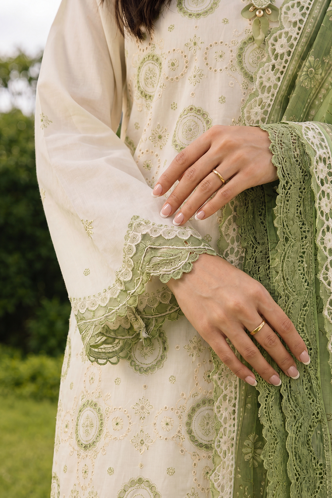 Embroidered Shirt Shalwar Dupatta