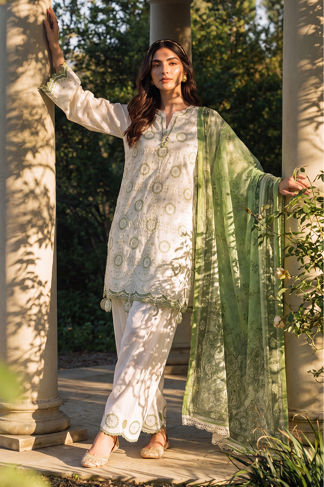 Embroidered Shirt Shalwar Dupatta