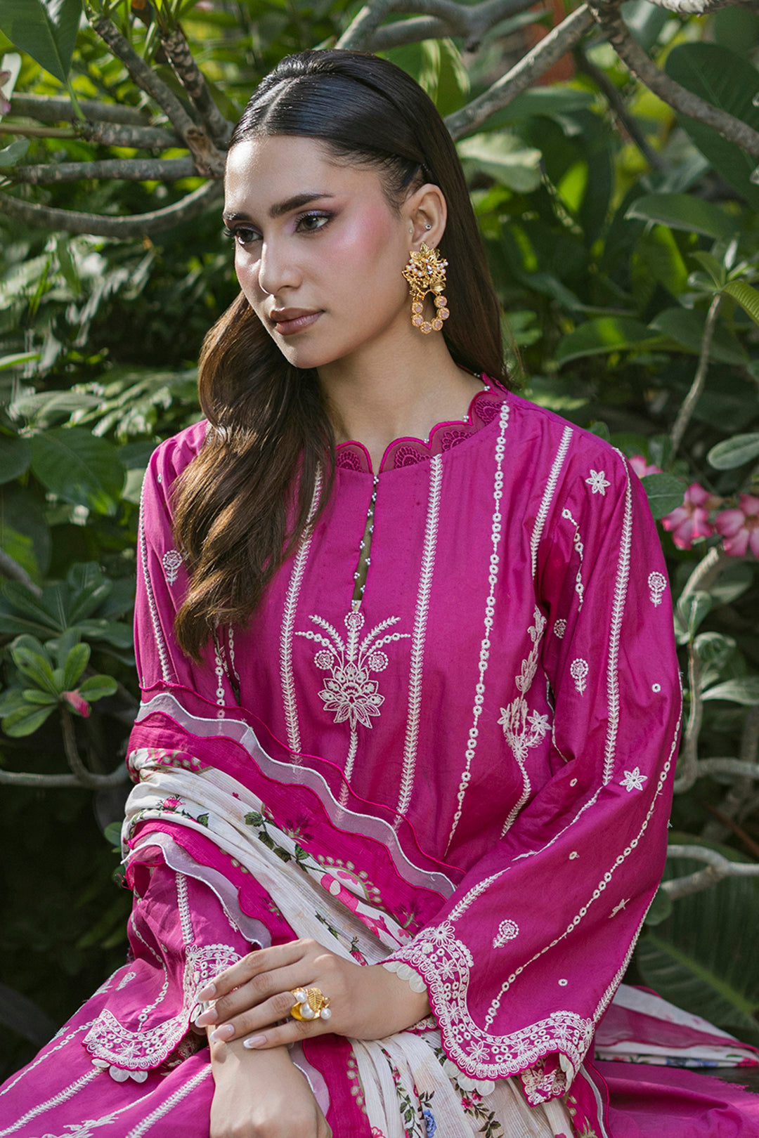 Embroidered Shirt Shalwar Dupatta