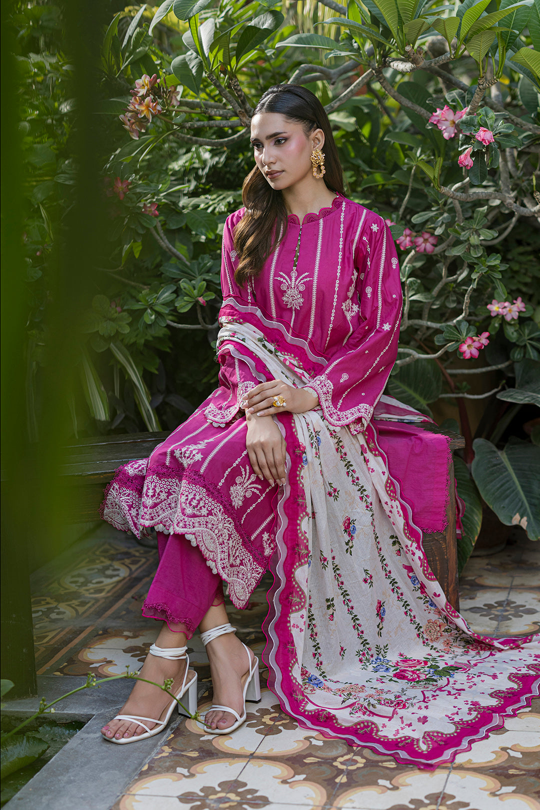 Embroidered Shirt Shalwar Dupatta