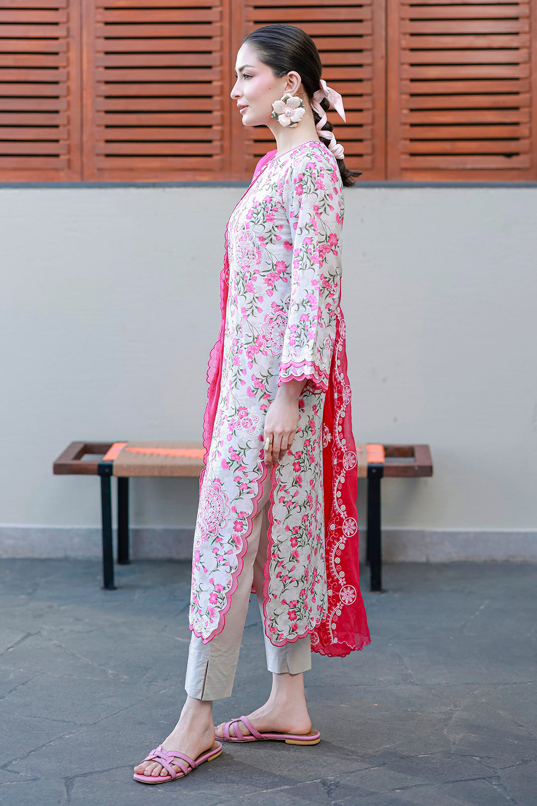 Embroidered Shirt Shalwar Dupatta