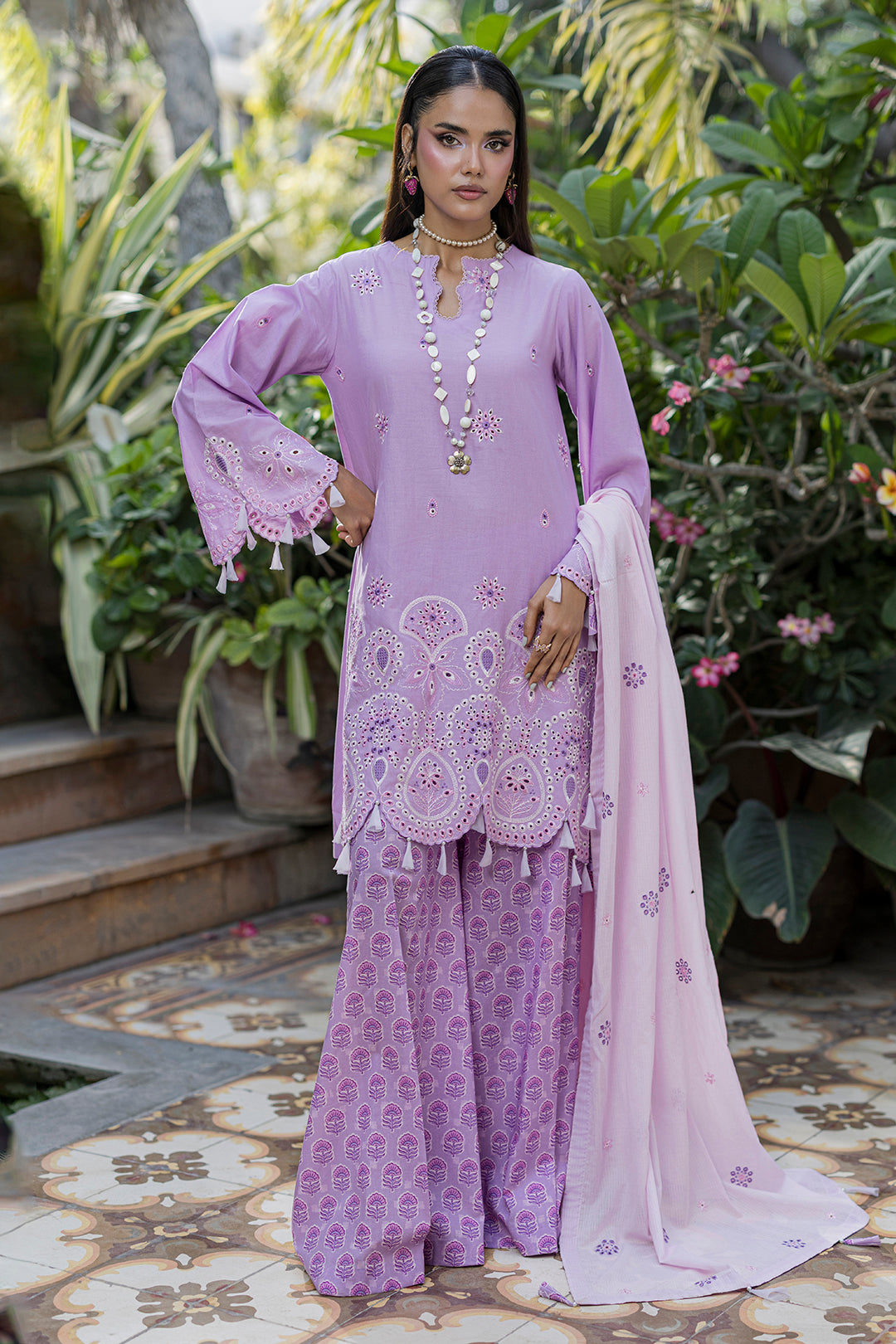 Embroidered Shirt Shalwar Dupatta