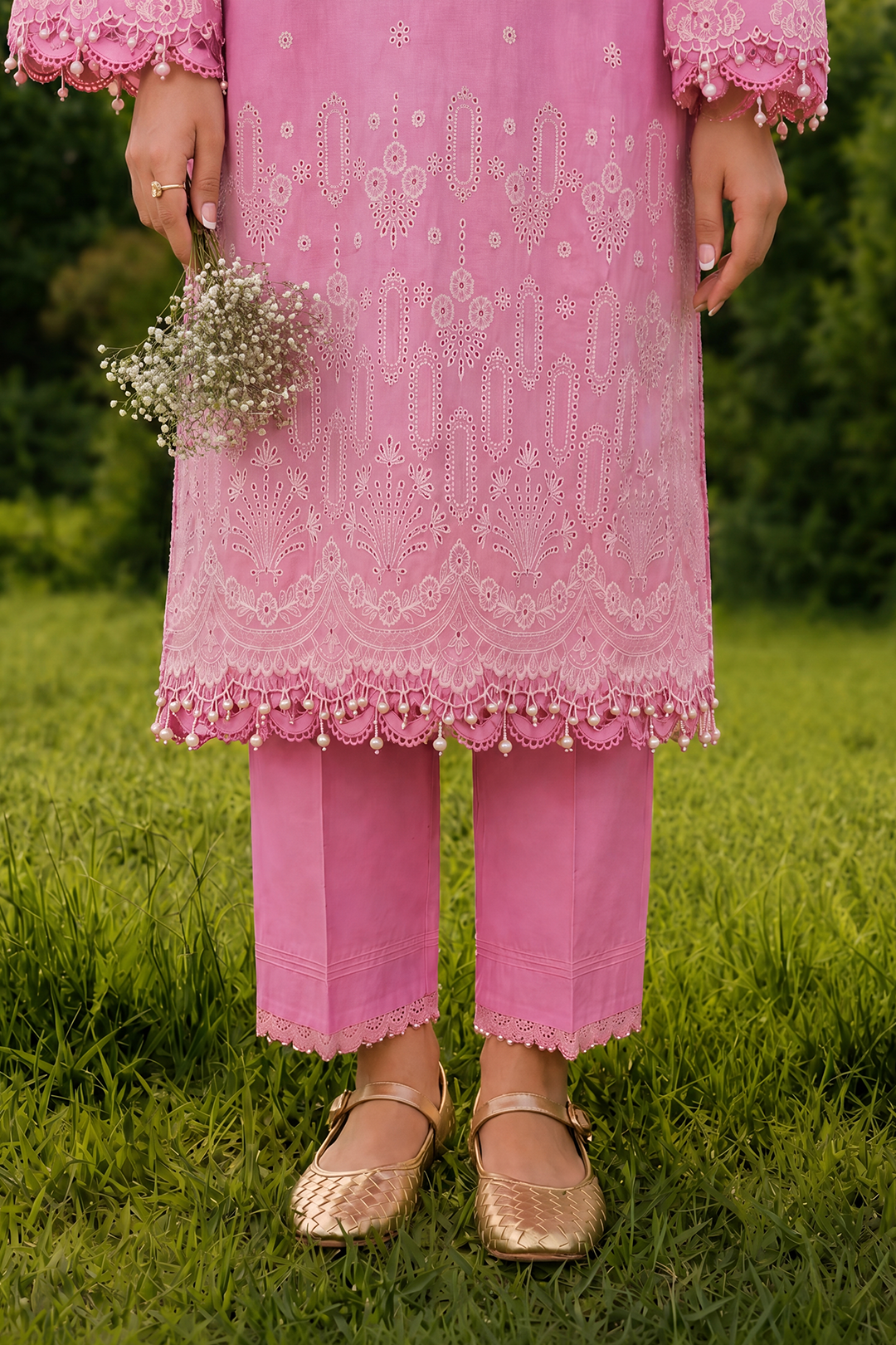Embroidered Shirt Shalwar Dupatta