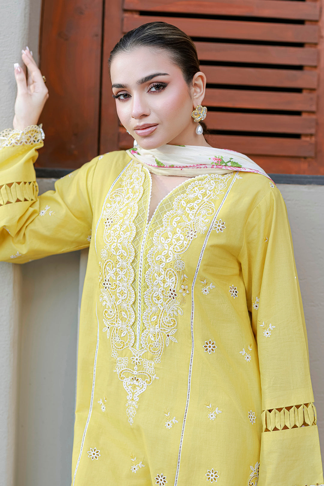 Embroidered Shirt Shalwar Dupatta