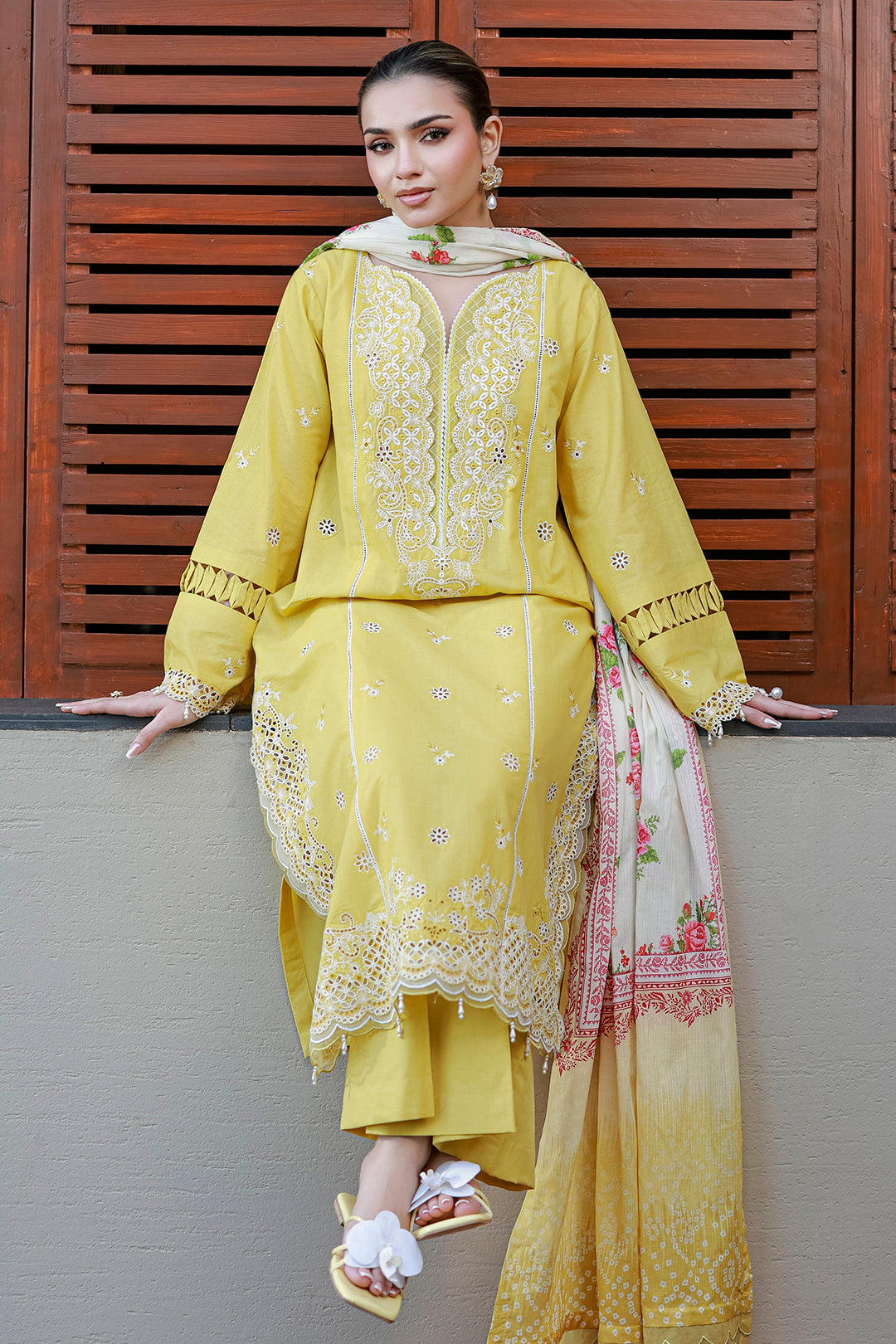 Embroidered Shirt Shalwar Dupatta