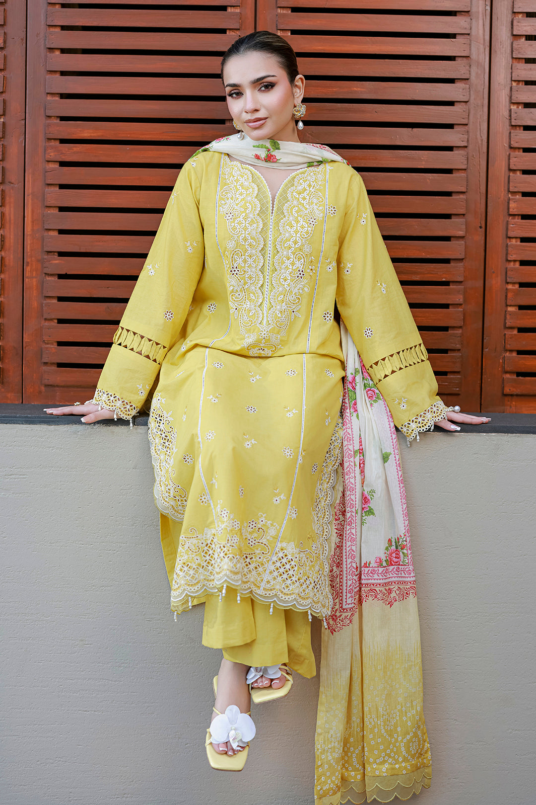 Embroidered Shirt Shalwar Dupatta