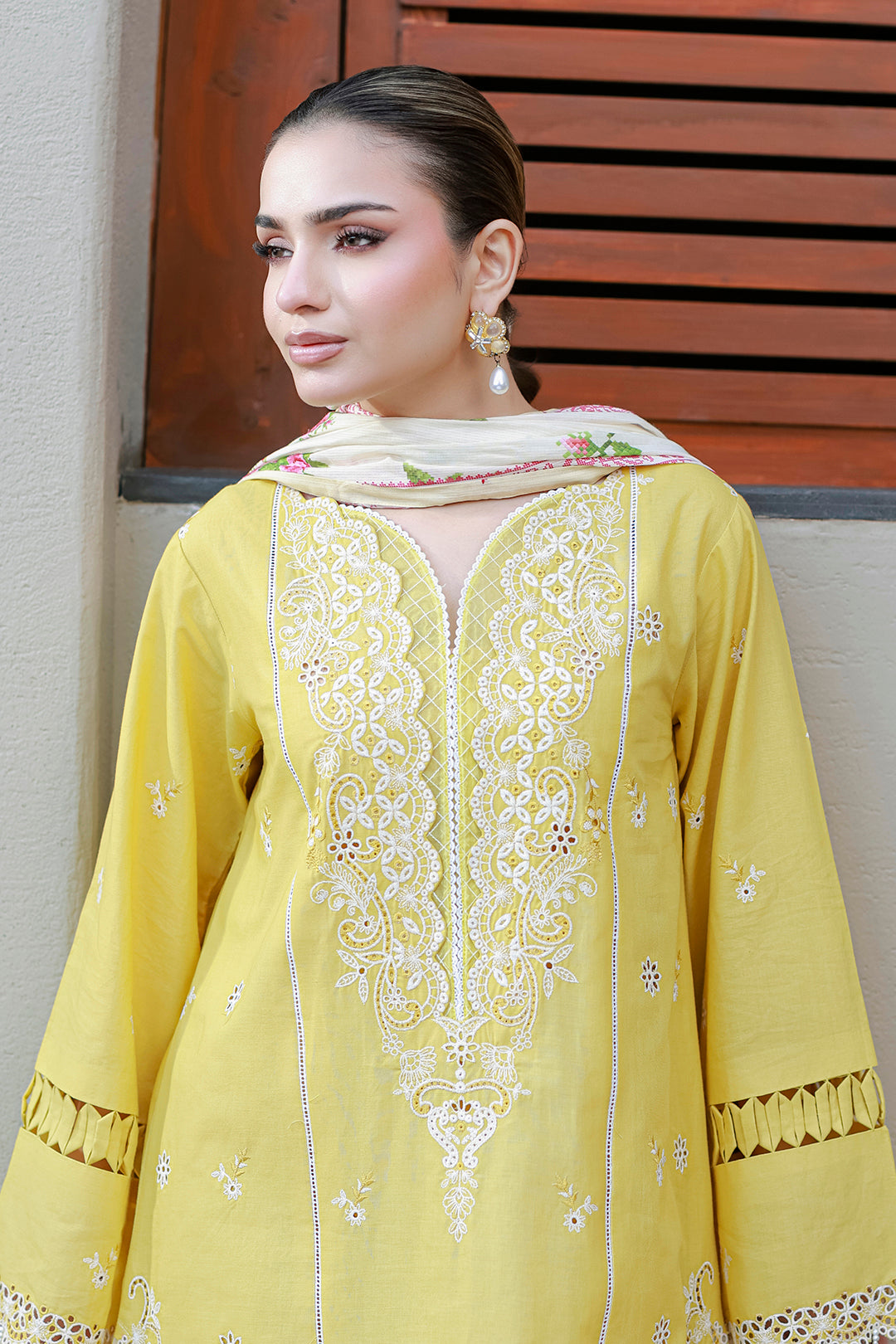 Embroidered Shirt Shalwar Dupatta