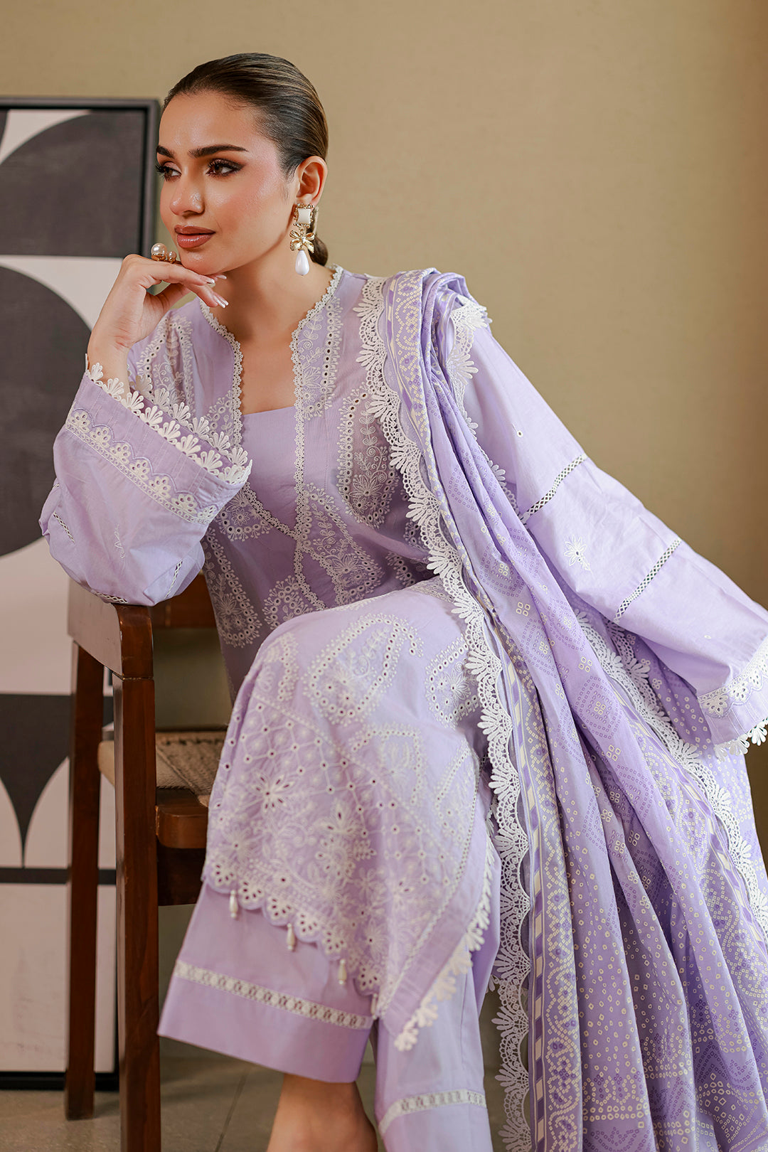 Embroidered Shirt Shalwar Dupatta