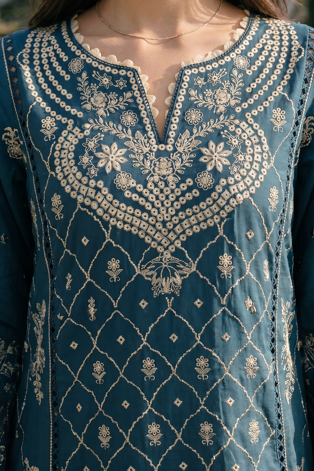 Embroidered Shirt Shalwar Dupatta