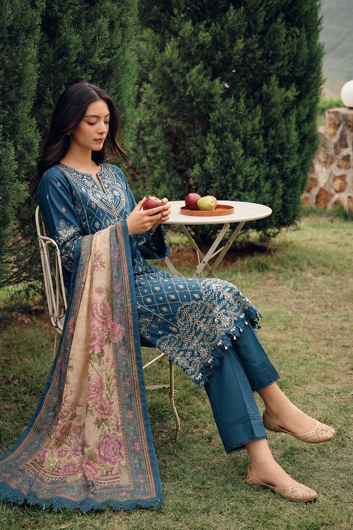 Embroidered Shirt Shalwar Dupatta