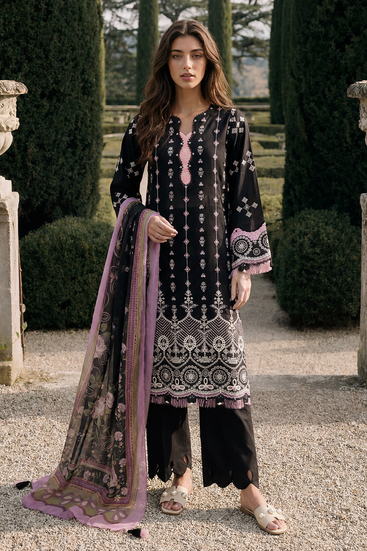 Embroidered Shirt Shalwar Dupatta