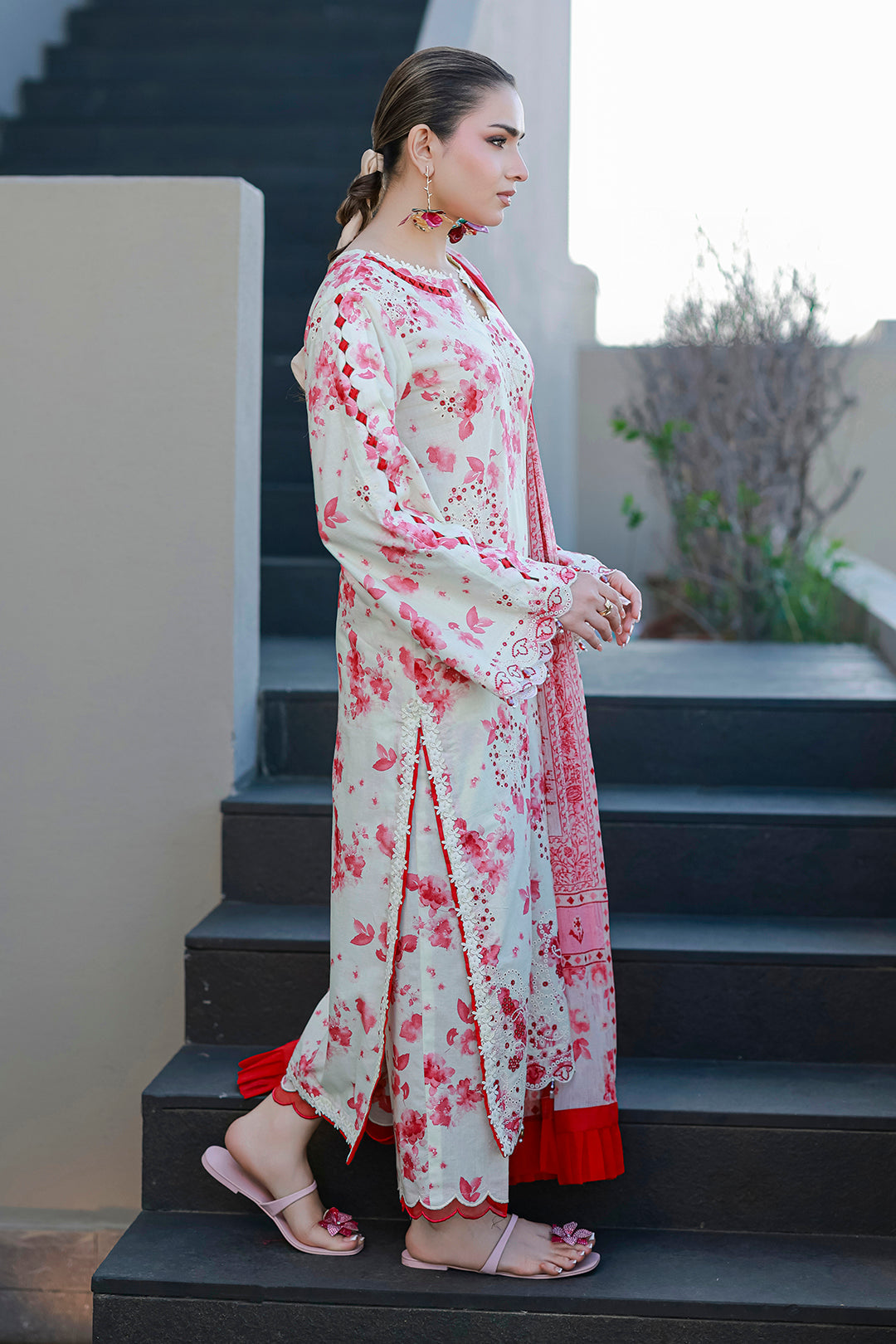 Embroidered Shirt Shalwar Dupatta