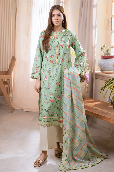 Printed Cambric 2 Piece stitched Suit