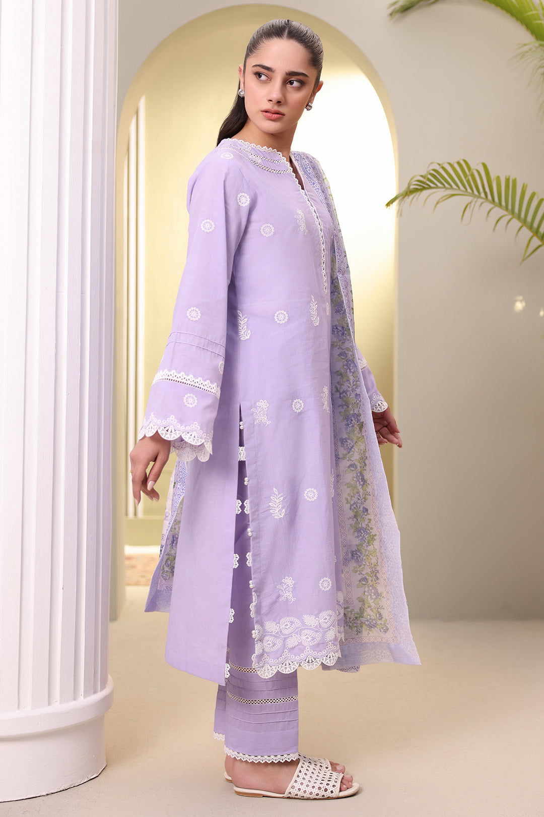 Embroidered Shirt Shalwar Dupatta
